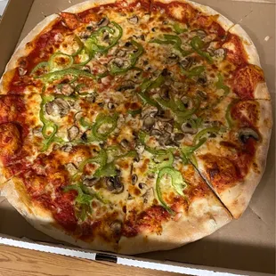 a pizza in a box