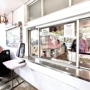 Pick up window.