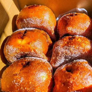 Chocolate filled malasadas