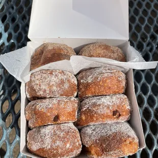 Joy in a box. Original, cinnamon, custard and chocolate