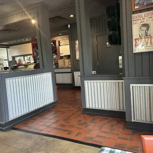 Front Entrance while seating at table....