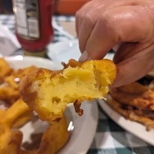 Gooey mushy onion ring