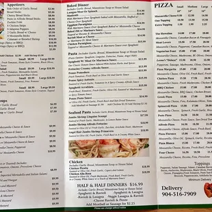 04/24/2023: Menu @ #Leona's Cucina Italiana-Old St. Augustine Rd.