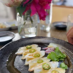 Yellow tail sashimi - so good