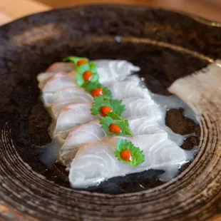 a plate of food on a table