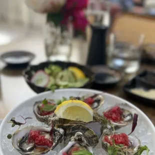 Oysters - so good it did not need any sauce