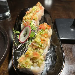 Albacore Ceviche Roll
