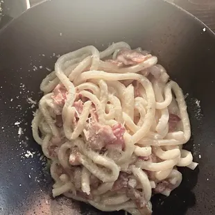 Udon Carbonara