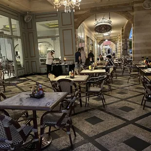 Exterior seating area