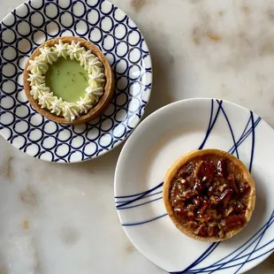 Key Lime and Pecan Tarts