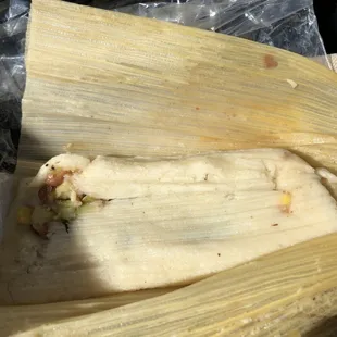 Yummy veggie tamale