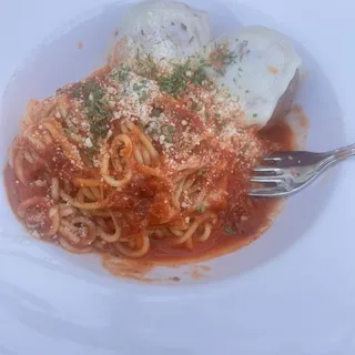 Spaghetti & "Beyond Meat" Meatballs
