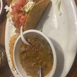 a plate of food
