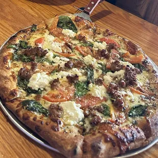 pizza, food