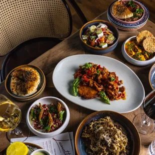 chicken wings and fried chicken, food