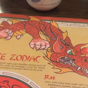 Always entertaining reading the Chinese zodiac