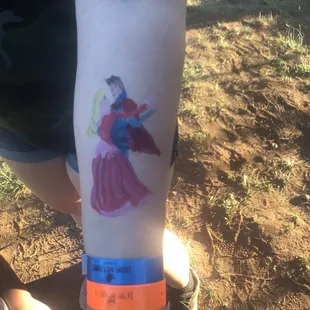 Face painting from the Country Fair