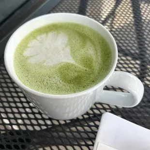 Matcha lavender tea