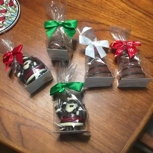 Today's New Year's Eve bounty, one tree mostly gone