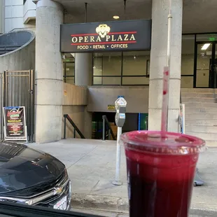 It's located at the opera plaza on the corner of Turk and Franklin