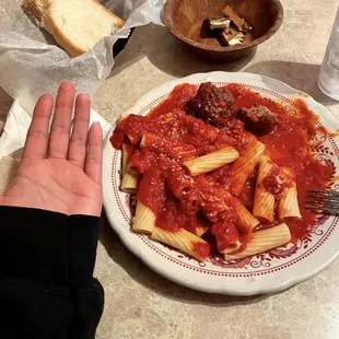 Rigatoni &amp; Meatballs