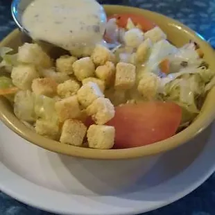 Side Salad with Ranch