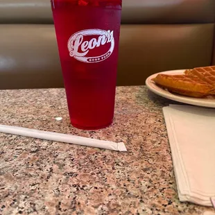 Corner booth near entrance