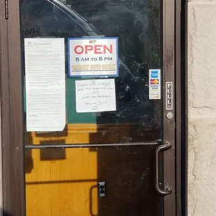 Hours covid 19 carry out only