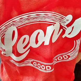 a closeup of the back of a person's shirt