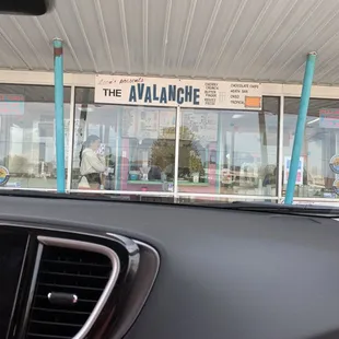 Drive in and car service!