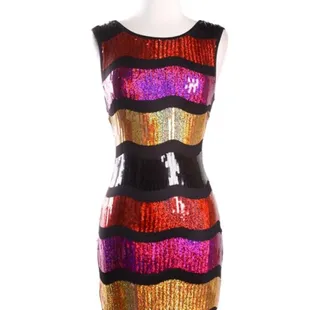 holiday sequin dress