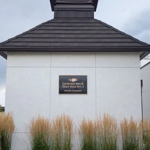 the front of the building