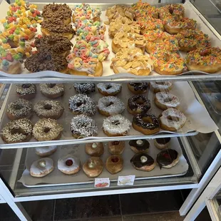 a variety of doughnuts