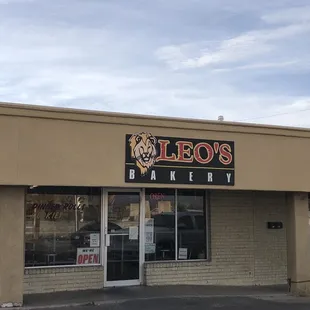 the front of the restaurant