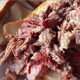 Leo's barbecue food.