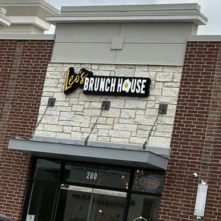 Outside of restaurant