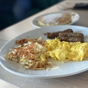 pancakes, food