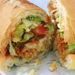 Shrimp &amp; Fish Poboy