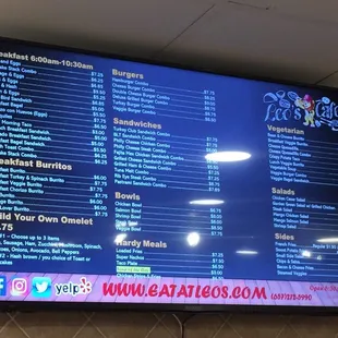 This menu doesn&apos;t list tacos! I was confused! But they still have tacos.