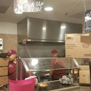 Here is Leo at the pick up area