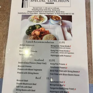 Lunch Specials