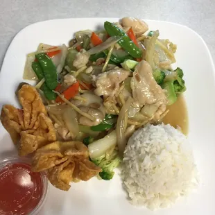 Chicken vegetables combo