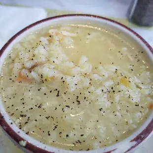 Chicken rice soup