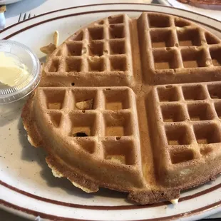 waffles, food