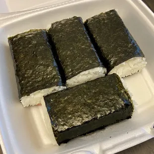 Spam musubi.