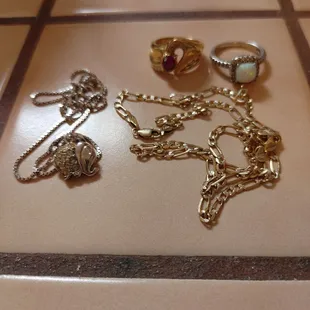 This is some of the items Leo repaired. So polished! And I am so happy!