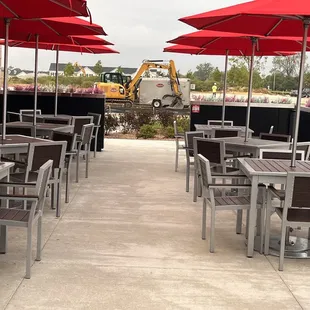 Outside seating area