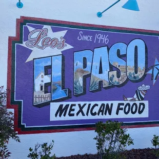 a sign for el paso