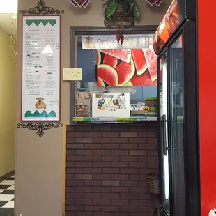 the interior of a restaurant