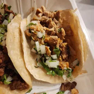 Mexican chicken taco